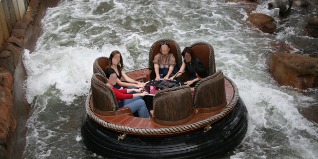 The Thunder River Rapids Ride at Dreamworld Gold Coast. Photo / Supplied