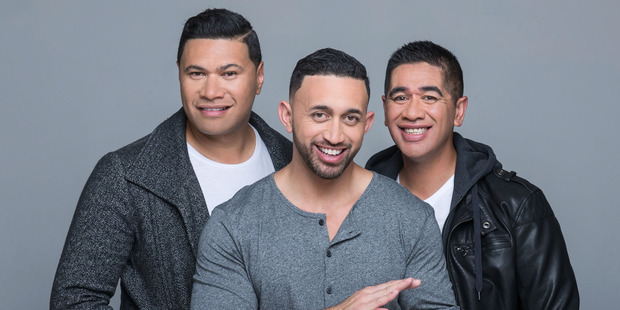 TRIO: Rotorua's Ngahere "Nuz" Ngatai (centre) is one of the three who make up the Koi Boys. PHOTO/SUPPLIED