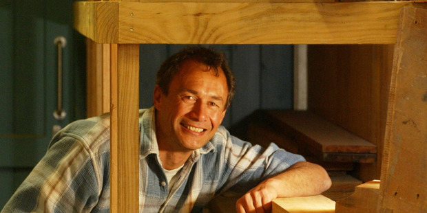 Pete Forshaw, long-term technology teacher at Taradale High School, some years ago in his popular role. Cla052840-01