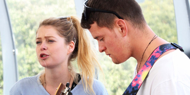 Natalie and Jay Wilson entertain the punters.