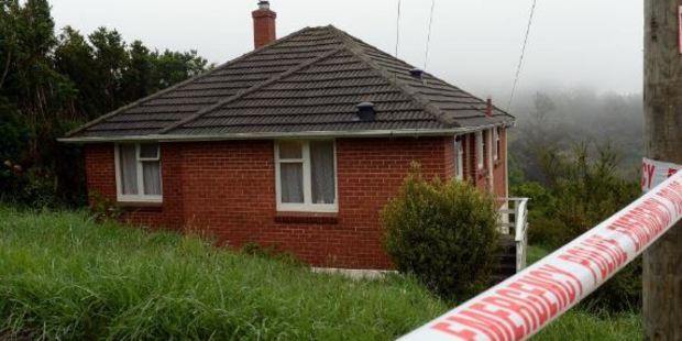 The house in Brockville has been cordoned off by police. Photo / Otago Daily Times