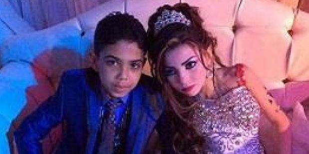 Omar and Gharam are engaged to be married. Family photo via Masrawy / Washington Post