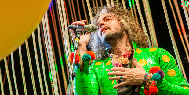 Wayne Coyne, frontman for the Flaming Lips, who were billed as the headline act for Echo Festival.