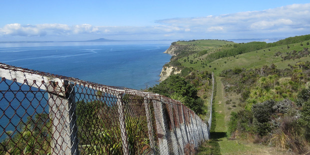 The Defence land at Whangaparaoa boasts million dollar views across the Gulf. Photo / Paul Charman