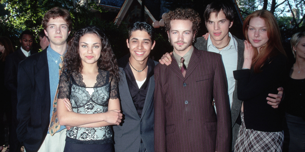 The teenage cast of That 70's Show. Photo / Getty