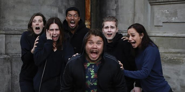 Ready, set, scream - the cast of A Ghost Tale aim to scare.