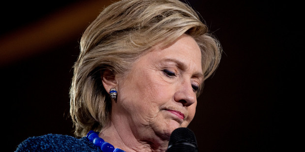 Democratic presidential candidate Hillary Clinton has come under fire over an FBI probe into her emails. Photo / AP