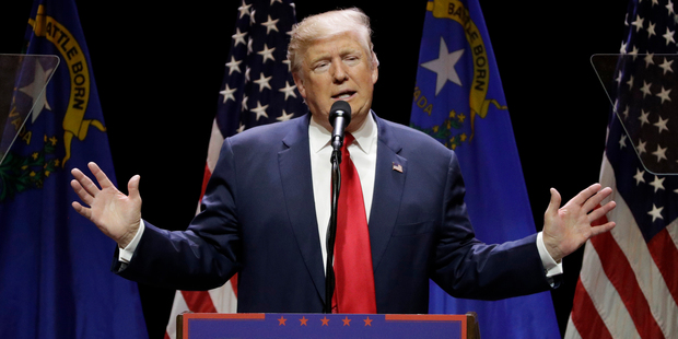 Donald Trump - gaining again in the polls - told a swing state rally in Colorado yesterday Clinton's emails were "the biggest political scandal since Watergate". Photo / AP