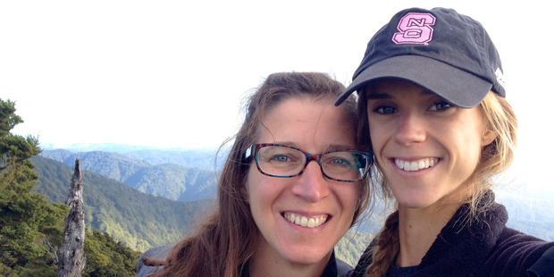 Rescued American mother and daughter Rachel Lloyd (R) and Carolyn Lloyd (L). Photo / Supplied