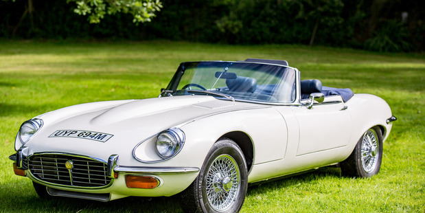 Jaguar E-Types like this will be showing at the Riverboat centre on Sunday. Photo/Supplied.