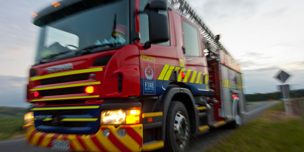 Fire Service crews are attending a house fire on the Kapiti Coast.