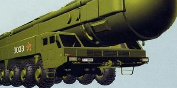 The Dongfeng-41 can reportedly carry to 10 nuclear warheads a distance of 12,000km in 30 minutes.