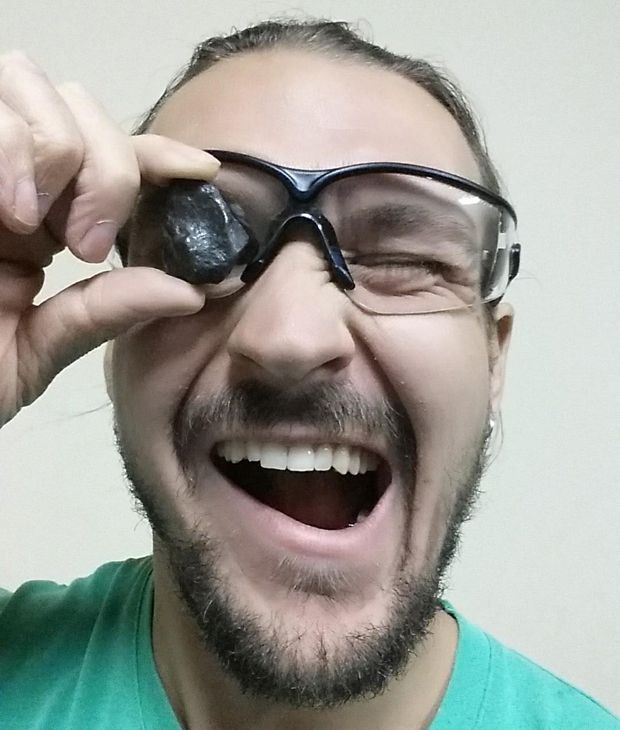 The original 'space rock' he used. Photo / Chadmanx Imgur