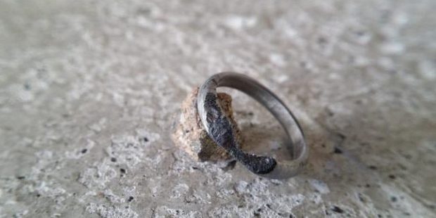 All of the hours of hard work paid off - he proposed to his girlfriend with the ring and she agreed to marry him. Photo / Chadmanx Imgur