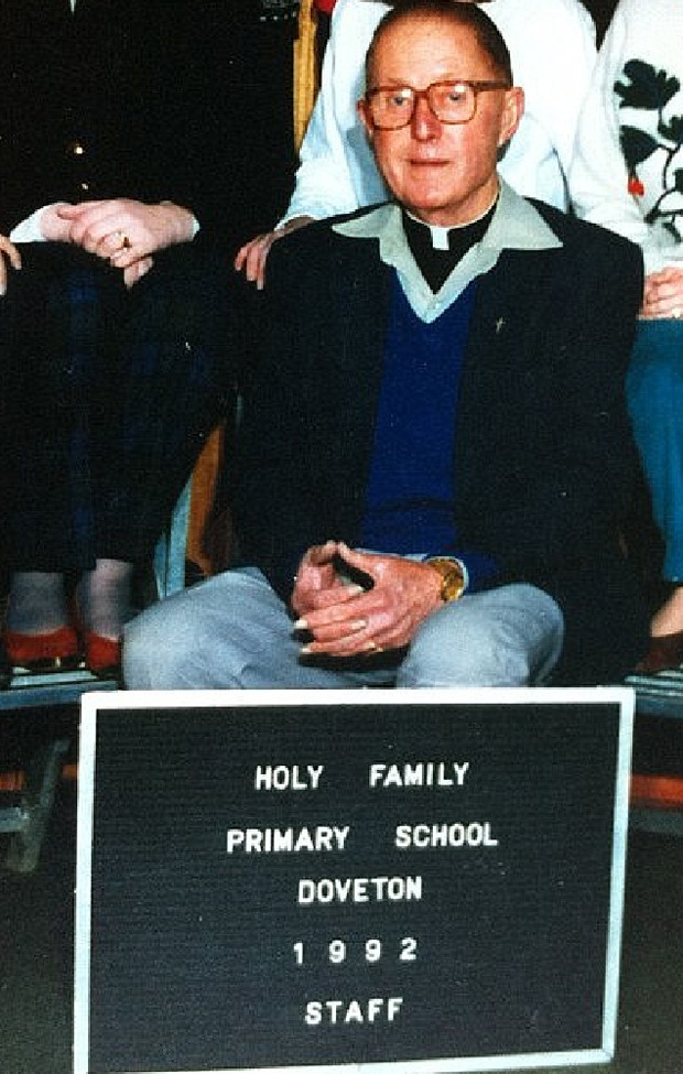 Father Peter Searson wore his yellow fingernails long and manicured. Photo / Supplied
