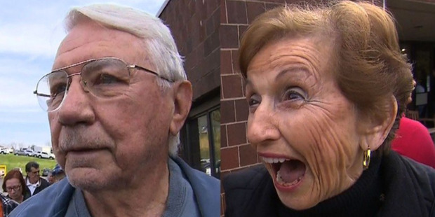 Bill Krachala is voting for Hillary and Jackie Krachala is voting for Donald and now they are splitting after 37 years of marriage. Picture / CNN