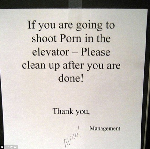 The residents of this building have been indulging in some very anti-social behaviour.