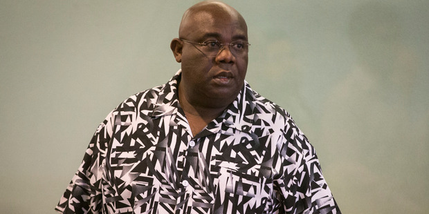 Merkins Agu appears in the Auckland High Court facing charges of importing methamphetamine. Photo / Jason Oxenham.