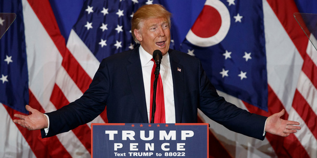 Like a flame to which moths are drawn, Trump and his campaign stood out (and yes, the flame can occasionally be lethal. Photo / AP