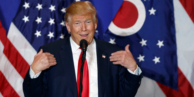 President - elect Donald Trump is due to go to court this week. Photo / AP