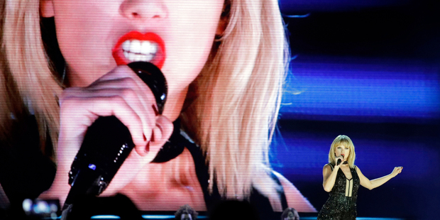 Taylor Swift performs at Circuit of the Americas. Photo / AP