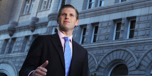 Eric Trump. Photo / AP