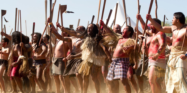150th Anniversary commemoration of the battle of Orakau, the most famous battle of the NZ Wars, which took place in 1864. Photo / NZ Herald