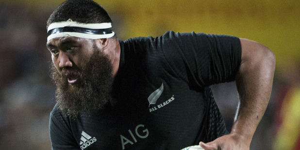 All Blacks prop Charlie Faumuina. Photo / Jason Oxenham