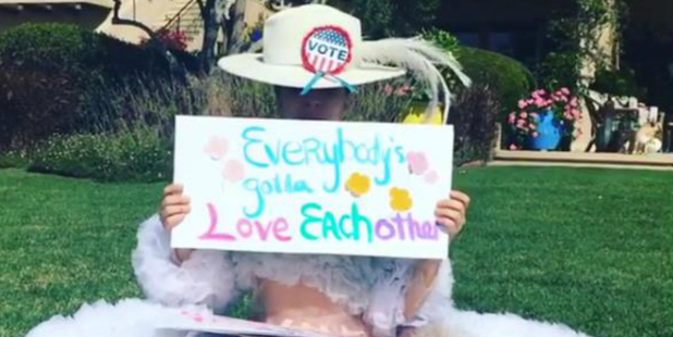 Lady Gaga wants everyone to vote. Photo / Instagram