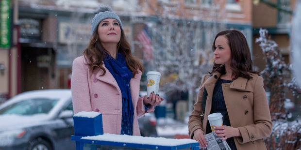 Lauren Graham, and Alexis Bledel in Gilmore Girls: A Year in the Life. Photo / Saeed Adyani, Netflix
