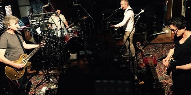 Crowded House will live stream their band rehearsal ahead of their sold out Encore shows at Sydney's Opera House next week. Photo supplied.