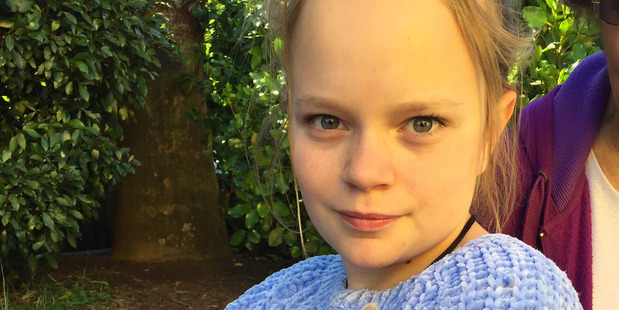 A young girl has a free eye exam to thank after they discovered a life-threatening cyst near her brain. Photo / Caters.