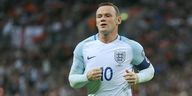 Wayne Rooney playing for England. Photo / Photosport