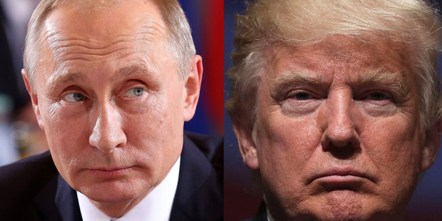 Trump and Putin could be set to transform the relationship between the US and Russia. Photos / Getty