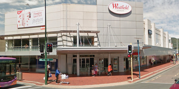 One of the car park buildings at Lower Hutt's Queensgate shopping centre has suffered structural damage. Photo / Google