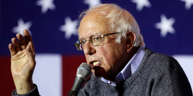 Trump is no Bernie Sanders. Photo / AP