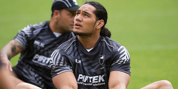 In some ways, the Kiwis are fortunate to have Marty Taupau lining up for them in the Four Nations final on Monday. Photo / Photosport.co.nz