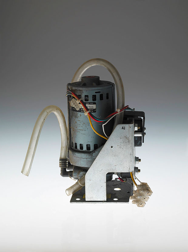 Blue Boy, computer part from the Wanganui Computer from the city of gold and lead, 2013.