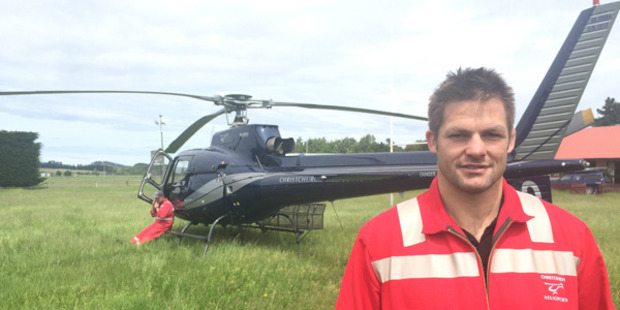 All Blacks great Richie McCaw has joined the deadly earthquake rescue efforts. Photo / Kurt Bayer
