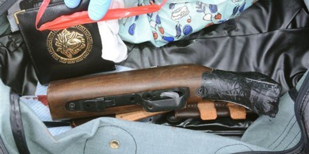 This is an undated image released by West Yorkshire Police of a gun that was presented in evidence during the trial of Thomas Mair. Photo / AP