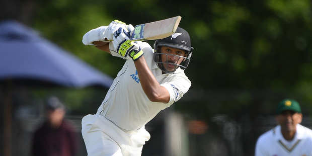 NZ opening batsman Jeet Raval. Photo / Andrew Cornaga