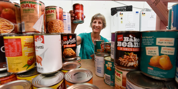 Volunteer Chris Olsen is a storeperson for the Tauranga Community Foodbank. Photo/George Novak