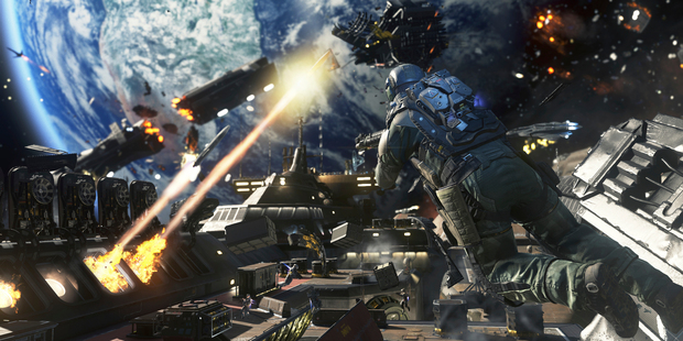 A scene from Call of Duty: Infinite Warfare. Photo / AP