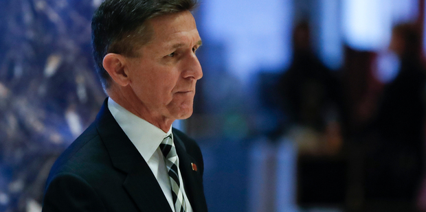 Retired Lt. Gen Michael Flynn has an unconventional style. Photo / AP