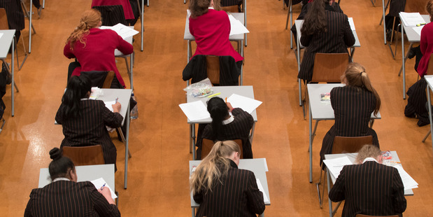 Students sit an exam. Photo / file