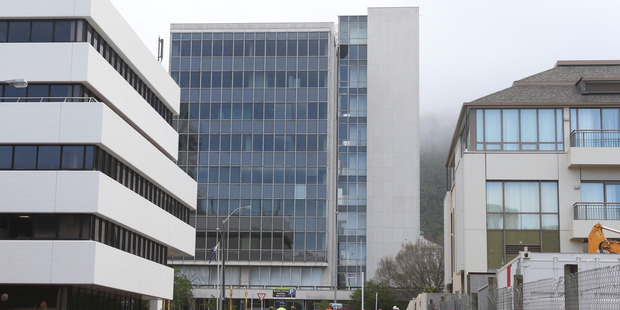 Loading The nine-storey building on Molesworth St in Wellington is to be demolished. Photo/Mark Mitchell