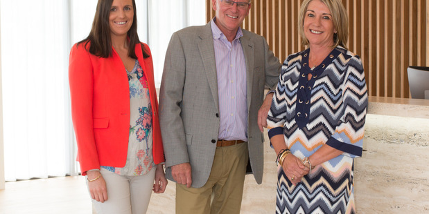 Company directors Annah Kight , David Mackersey, and Sarah Whyte inside the newest addition to the Hawke's Bay accommodation scene. PHOTO/SUPPLIED.
