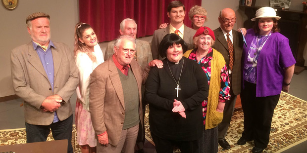 The cast of Vicar of Dibley, the current comedy at Whangarei Theatre Company.