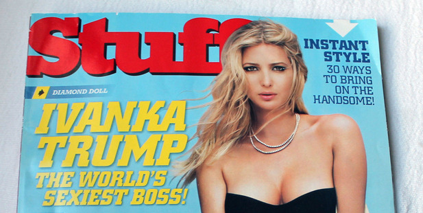 Ivanka Trump on the cover of Stuff.