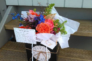 Flowers by Petite Posy Florist Yvette Jackson.